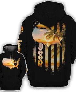 Jeep American Map Beach Hoodie – Legging 3d