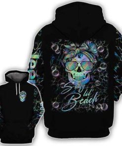 Jeep Salty Lil’ Beach Skull Mermaid Bubbles Hoodie – Legging 3d