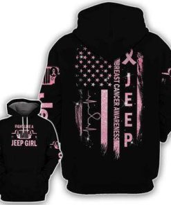 Jeep Girl Fight Breast Cancer Hoodie – Legging 3d
