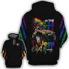 I’m The Rainbow Jeep Of The Family Lgbt Hoodie Or Legging 3d