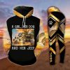 Girl Jeep Dog And Beach Hoodie – Legging 3d