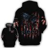 Native American Jeep Girl Skull Flag Hoodie – Legging 3d