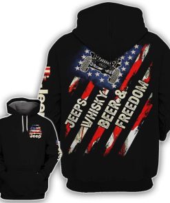 Jeep Whisky Beer And Freedom Hoodie – Legging 3d