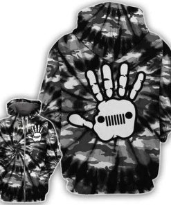 Jeep Wave Hand Camo Hoodie – Legging 3d