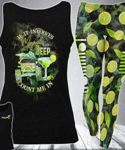 Margaritar And Jeep Count Me In Tank Top And Legging 3D Print