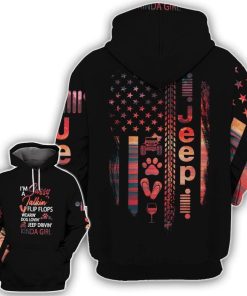 Sassy Talking Flip Flops Wearin’ Dog Lovin’ And Jeep Drivin’ Hoodie – Legging 3d