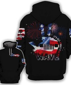 Jeep Wave 4th Of July Hoodie – Legging 3d