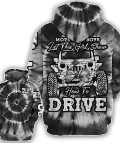Jeep Tie Dye Move Over Boy Hoodie – Legging 3d