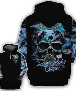 Jeep Skull Zero Fcks Given Hoodie – Legging 3d