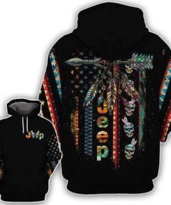 Jeep Native Skull Hoodie – Legging 3d