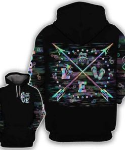 Jeep Love Hologram Arrows Hoodie – Legging 3d
