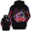 Jeep Independence Day Gnomie Fireworks Hoodie – Legging 3d