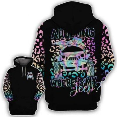Jeep I’m Done Adulting Hoodie – Legging 3d