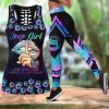 Jeep Girl I Am Who I Am Hollow Tank Top – Legging 3D