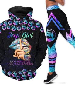 Jeep Girl I Am Who I Am Hoodie – Legging 3d