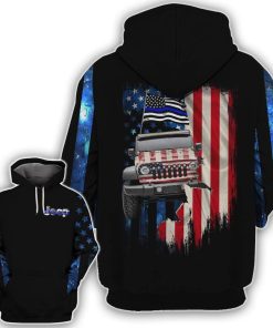 Jeep Crack Flag Hoodie – Legging 3d