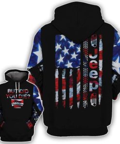 Jeep But Did You Die Watercolor Flag Hoodie – Legging 3d