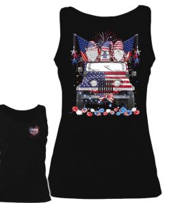 Independence Day Gnome Love Jeep Hollow Tank Top Or Legging 3D #KV