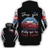 F-Bomb Jeep Girl American Lips Hoodie – Legging 3d