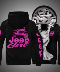 Jeep Girl 3d Fleece Hoodie – Maria