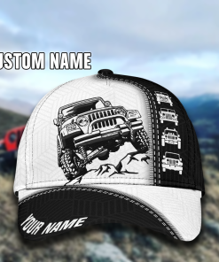 Jeep Classic 3d All Over Printed Cap Sh39
