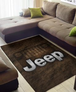 Jeep Old Vintage Rectangle Rug