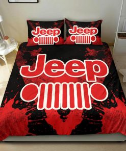 Jeep Bedding Set Red