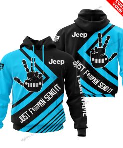 The Wave Jeep - Just Fkcn Send It - Custom Name - Sky Blue