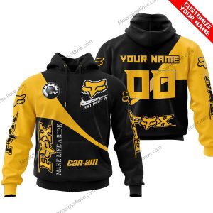 MAKE LIFE A RIDE JUST SEND IT - CAN AM - YELLOW