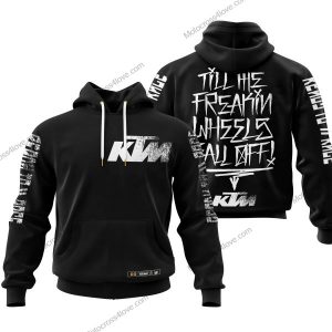 TILL THE FUCKIN/FREAKIN WHEEL FALL OFF | KTM RACING BLACK | CUSTOM NAME | KID/YOUTH/ADULT