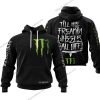 TILL THE FUCKIN/FREAKIN WHEEL FALL OFF | MONSTER RACING BLACK V1 | CUSTOM NAME | KID/YOUTH/ADULT