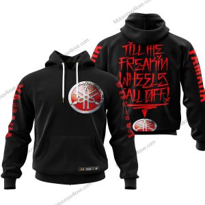 TILL THE FUCKIN/FREAKIN WHEEL FALL OFF | YAMAHA RACING BLACK V2 | CUSTOM NAME | KID/YOUTH/ADULT