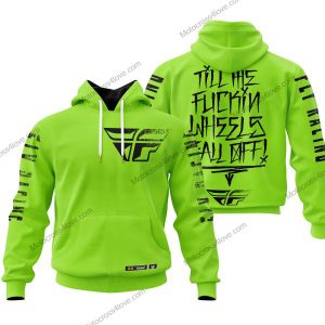 TILL THE FUCKIN/FREAKIN WHEEL FALL OFF | FLY RACING GREEN V1 | CUSTOM NAME | KID/YOUTH/ADULT