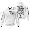 TILL THE FUCKIN/FREAKIN WHEEL FALL OFF | FLY RACING WHITE | CUSTOM NAME | KID/YOUTH/ADULT