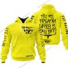 TILL THE FUCKIN/FREAKIN WHEEL FALL OFF | FLY RACING YELLOW | CUSTOM NAME | KID/YOUTH/ADULT