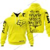 TILL THE FUCKIN/FREAKIN WHEEL FALL OFF | FOX RACING YELLOW | CUSTOM NAME | KID/YOUTH/ADULT