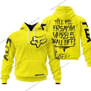 TILL THE FUCKIN/FREAKIN WHEEL FALL OFF | FOX RACING YELLOW | CUSTOM NAME | KID/YOUTH/ADULT