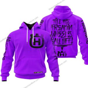 TILL THE FUCKIN/FREAKIN WHEEL FALL OFF | HUSQVARNA RACING PURPLE | CUSTOM NAME | KID/YOUTH/ADULT