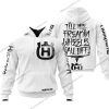 TILL THE FUCKIN/FREAKIN WHEEL FALL OFF | HUSQVARNA RACING WHITE | CUSTOM NAME | KID/YOUTH/ADULT
