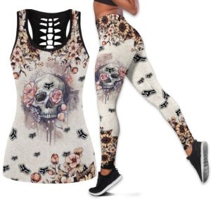 WOMEN'S HOLLOW OUT TANK TOP + LEGGING