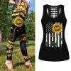 WOMEN'S HOLLOW OUT TANK TOP + LEGGING