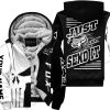 PREMIUM JUST FCKN GONNA SEND IT - CUSTOM NAME FLEECE HOODIE - FOX RACING - WHITE BLACK