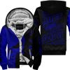 PREMIUM JUST FCKN GONNA SEND IT - CUSTOM NAME FLEECE HOODIE - FOX RACING - NAVY BLACK