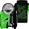 PREMIUM JUST FCKN GONNA SEND IT - CUSTOM NAME FLEECE HOODIE - MONSTER ENERGY - NEON BLACK