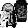 PREMIUM JUST FCKN GONNA SEND IT - CUSTOM NAME FLEECE HOODIE - SEA DOO - WHITE BLACK