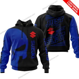 PREMIUM JUST FCKN GONNA SEND IT - CUSTOM NAME - SUZUKI - BLUE BLACK