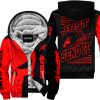 PREMIUM JUST FCKN GONNA SEND IT - CUSTOM NAME FLEECE HOODIE - ALPINESTARS - RED BLACK