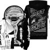 PREMIUM JUST FCKN GONNA SEND IT - CUSTOM NAME FLEECE HOODIE - ALPINESTARS - WHITE BLACK