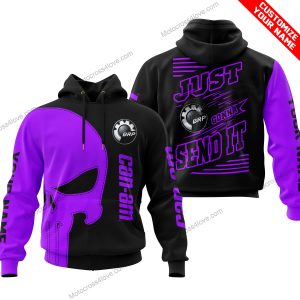 PREMIUM JUST FCKN GONNA SEND IT - CUSTOM NAME - CAN AM - PURPLE BLACK