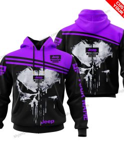 Punisher Jeep - Custom Name - Purple Black